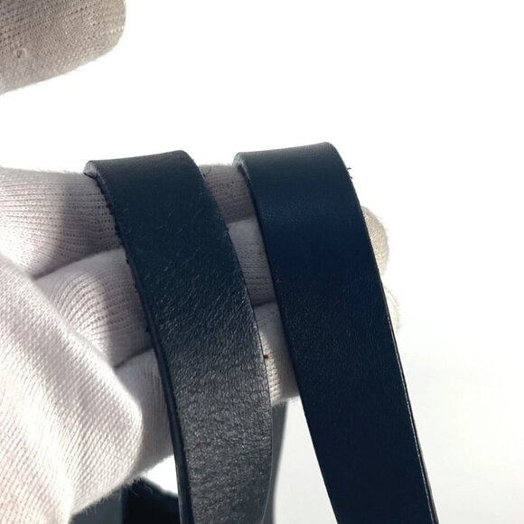 CHANEL CC CC Mark logo Vertical Tote Bag Shoulder Bag Knit / Leather Black - Picture 8 of 16